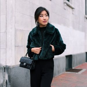 Express faux fur jacket
